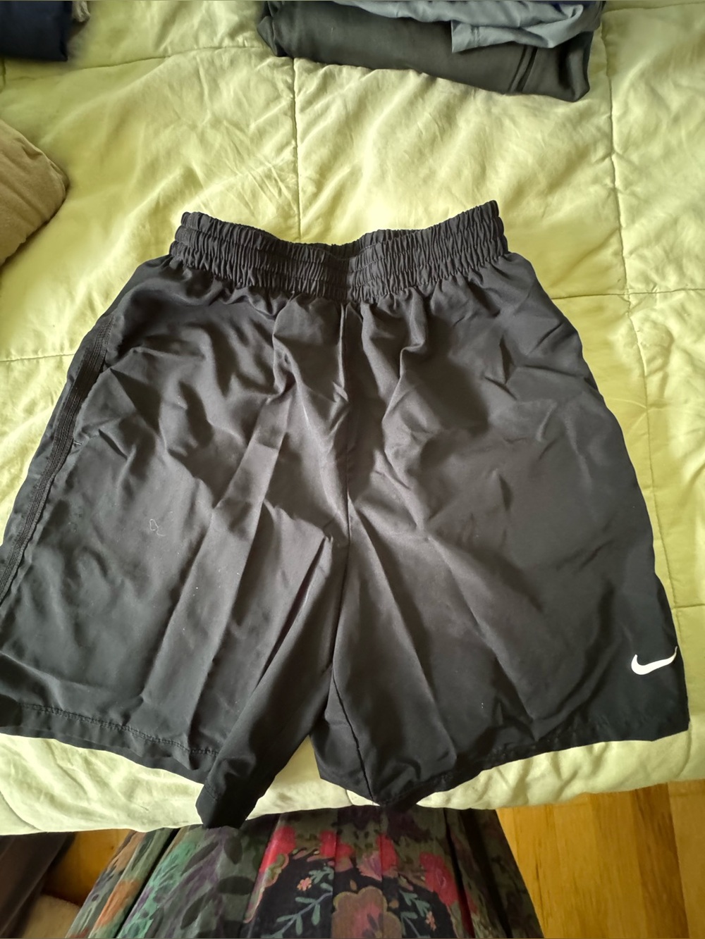 Nike Boy’s Black Athletic Shorts with Elastic Waist